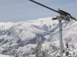 Riding the lifts - awesome skiing, also runs in summer for bikes & hikes